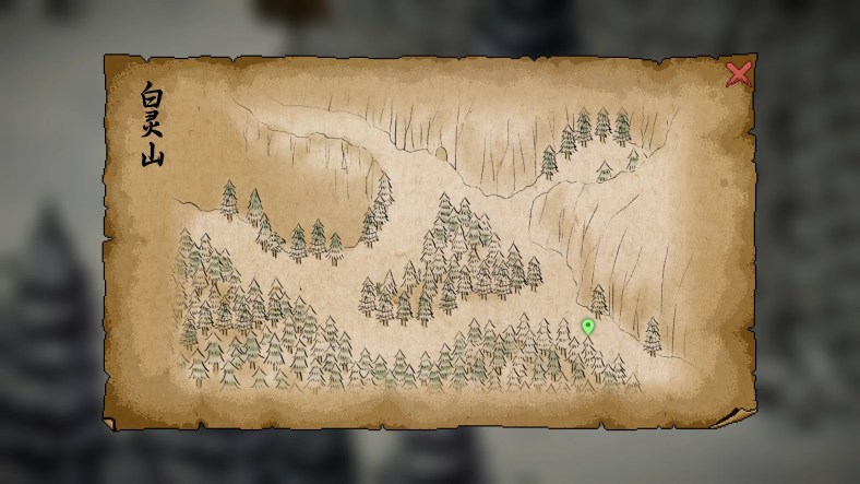 BaiLing Mountain Map