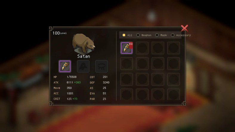 Pet Gear in Hero's Adventure: Road To Passion