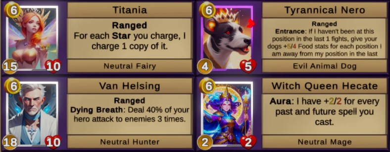 Fairytale Fables - Characters