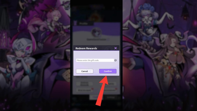 code redemption interface of monster never cry
