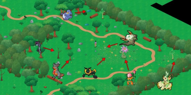 Miscrits Back location guide for all Miscrits in Forest Area 3.