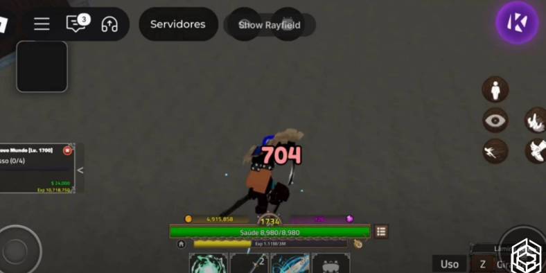Using scripts in King Legacy Roblox