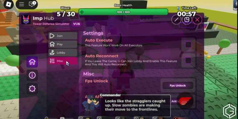 Using scripts in Tower Defense Simulator