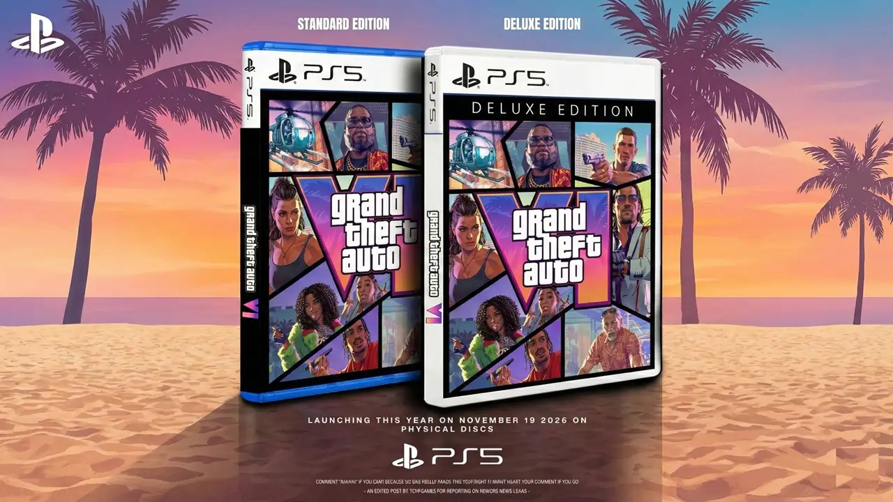 GTA 6 Will Receive A Disc Based Deluxe Edition For PS5 On Release Day Gta 6 R
