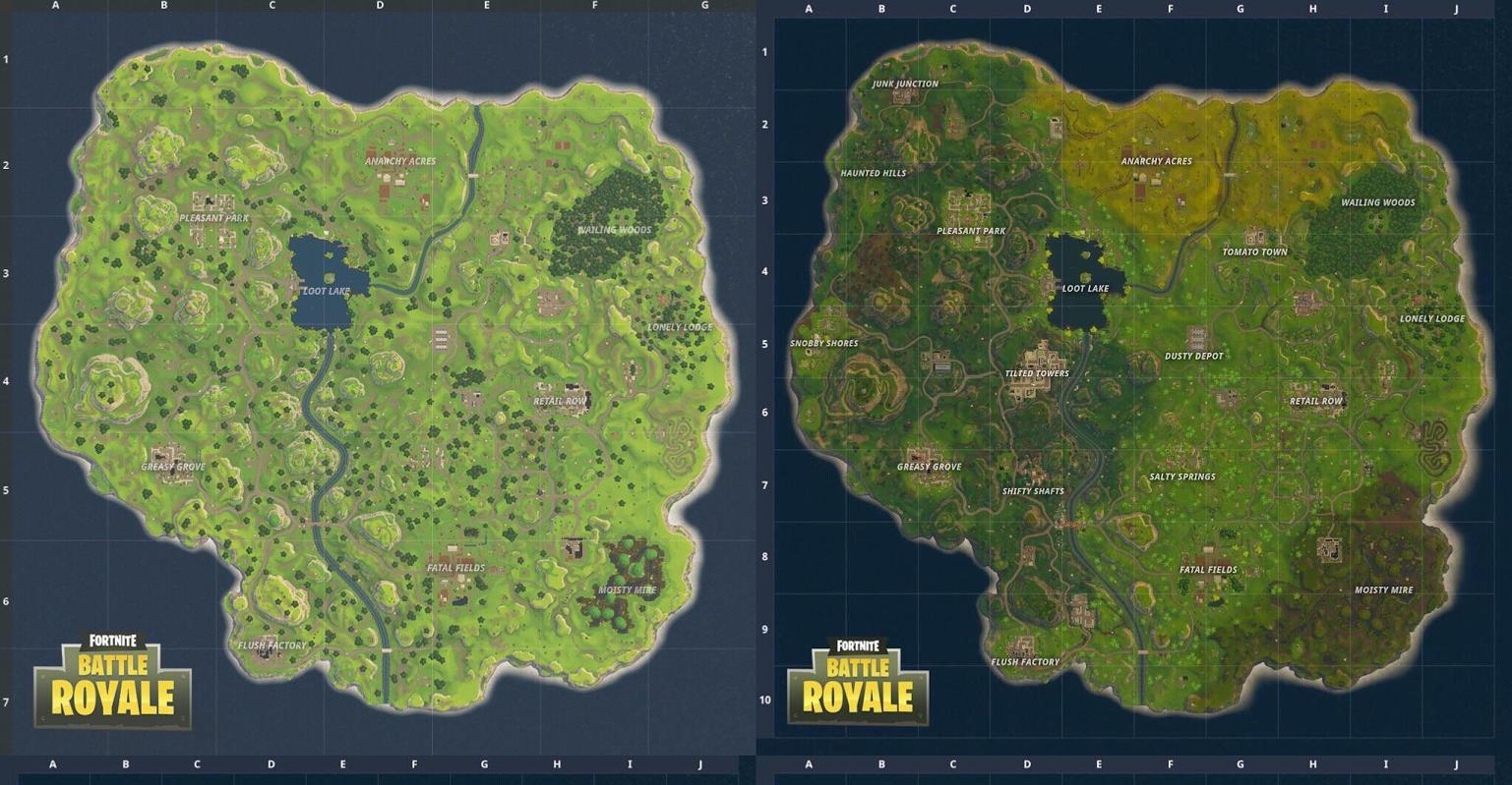 Обновлённая карта Fortnite: где искать подземные тоннели и другие новые локации?