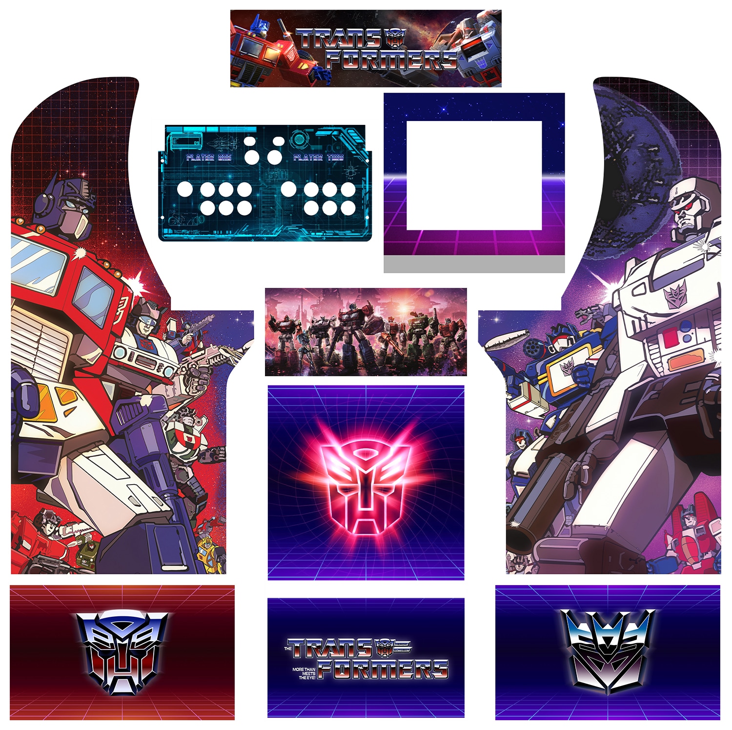 ARCADE1UP ラグマット Arcade1Up Countercade Killer Instinct Decal Kit – Escape Pod Online