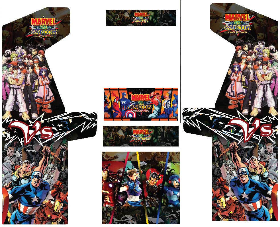 Marvel Vs Capcom 2 Microcenter 32 Kit - GameOnGrafix