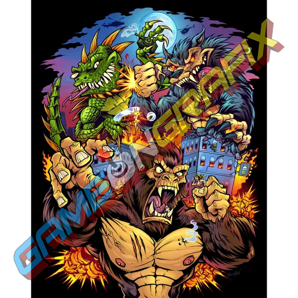 Rampage Tribute Poster - GameOnGrafix