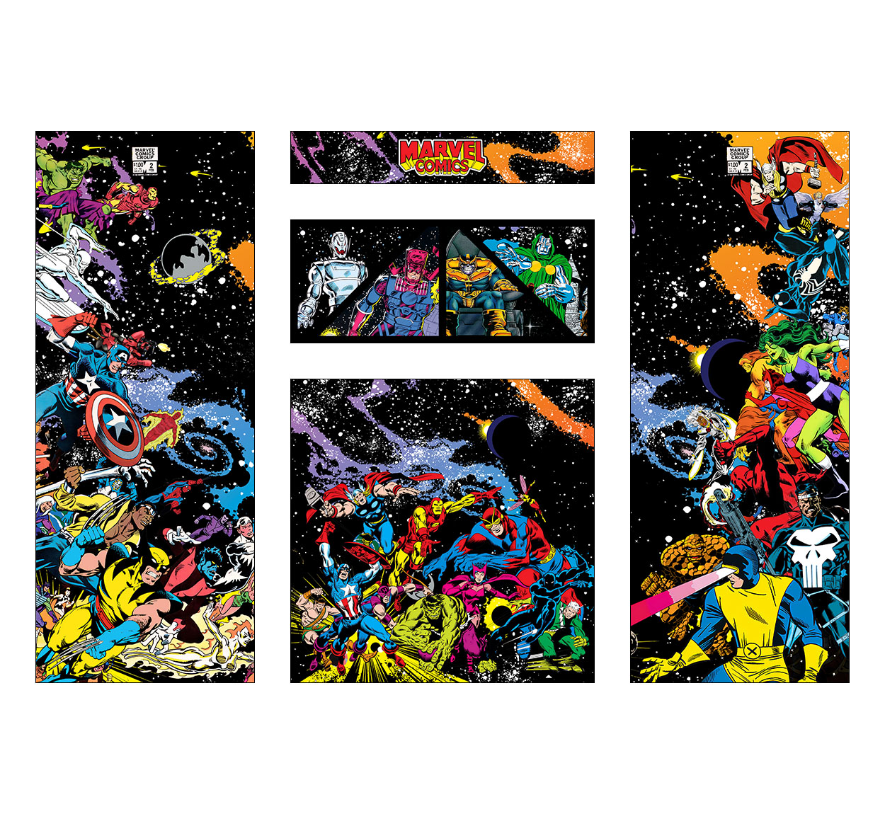 Marvel Comics Side Art - GameOnGrafix