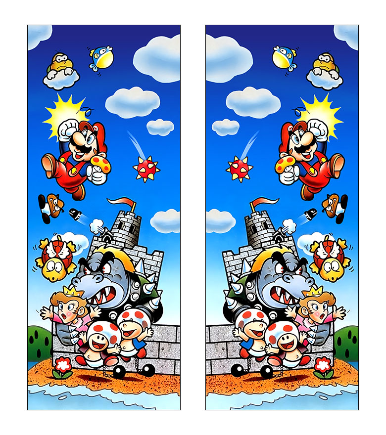 Super Mario Bros Side Art - GameOnGrafix