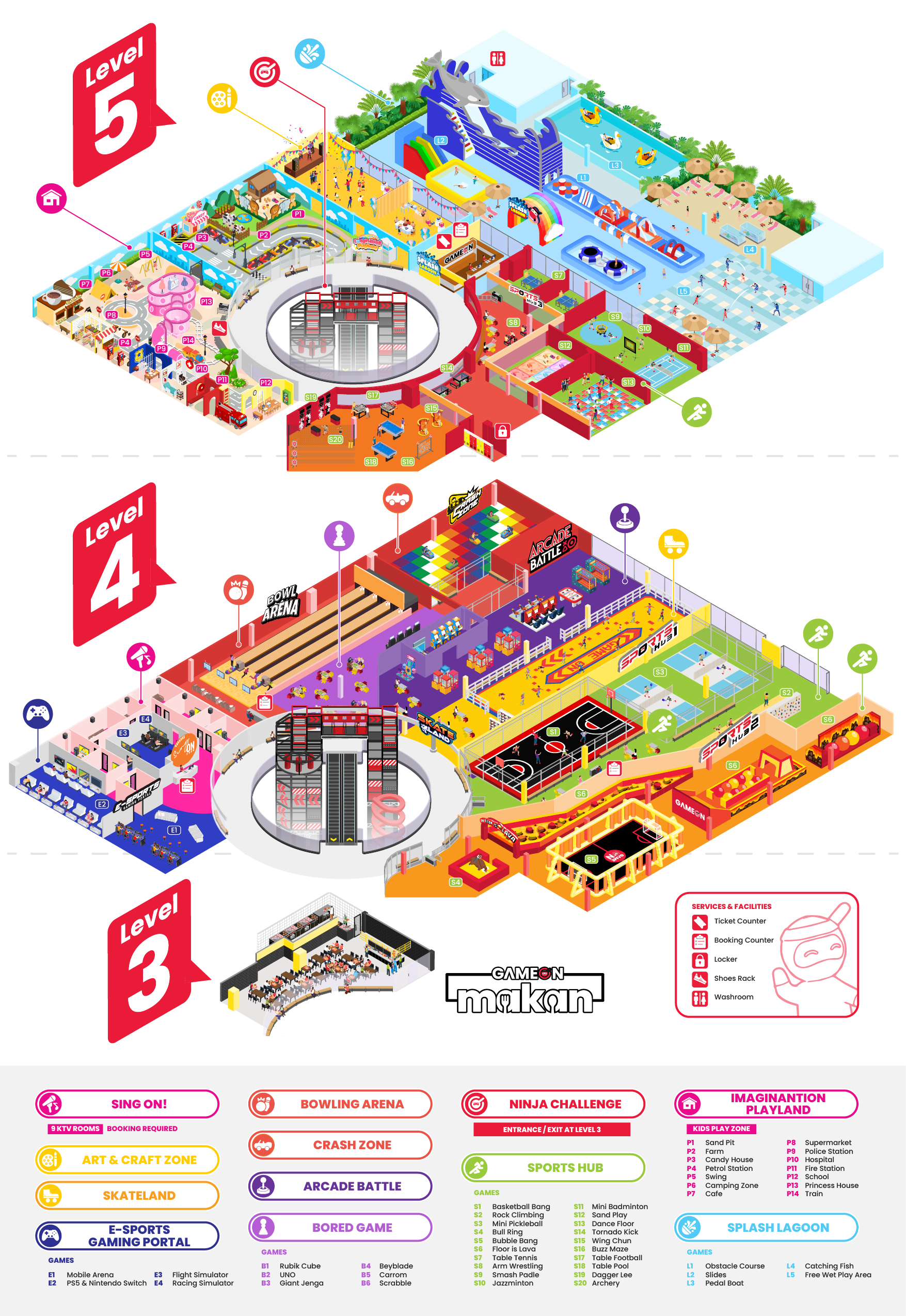 GAMEON Themepark The Mines Game On Theme Park GOTM MAP LABEL Stack 