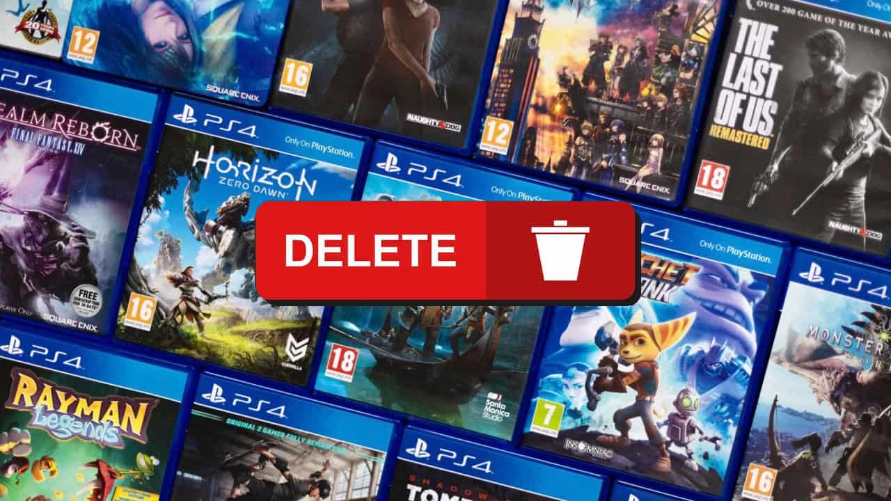 How To Remove Games From PS4 H Ng D N Chi Ti T V T I U Delete Ps4 Games 