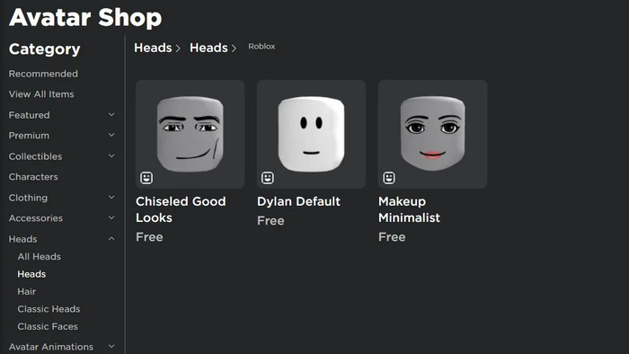 The Ultimate Guide To Roblox Heads Unlocking Avatar Default Roblox Heads 1 