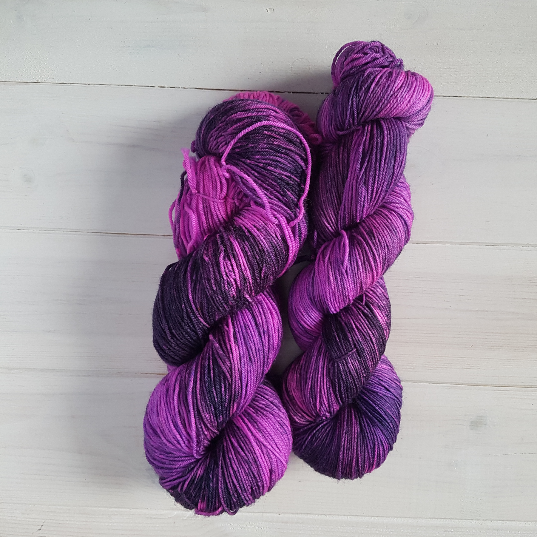 Toasted Aubergine hand dyed yarn - GamerCrafting Yarns