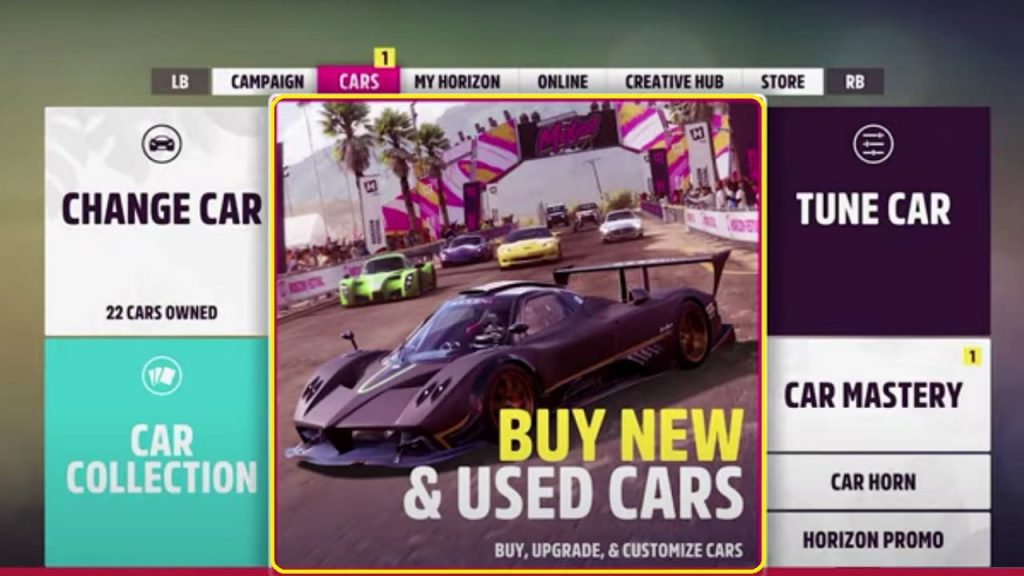 how to sell buy or gift cars in forza horizon 5 guide on how to sell cars in forza horizon five