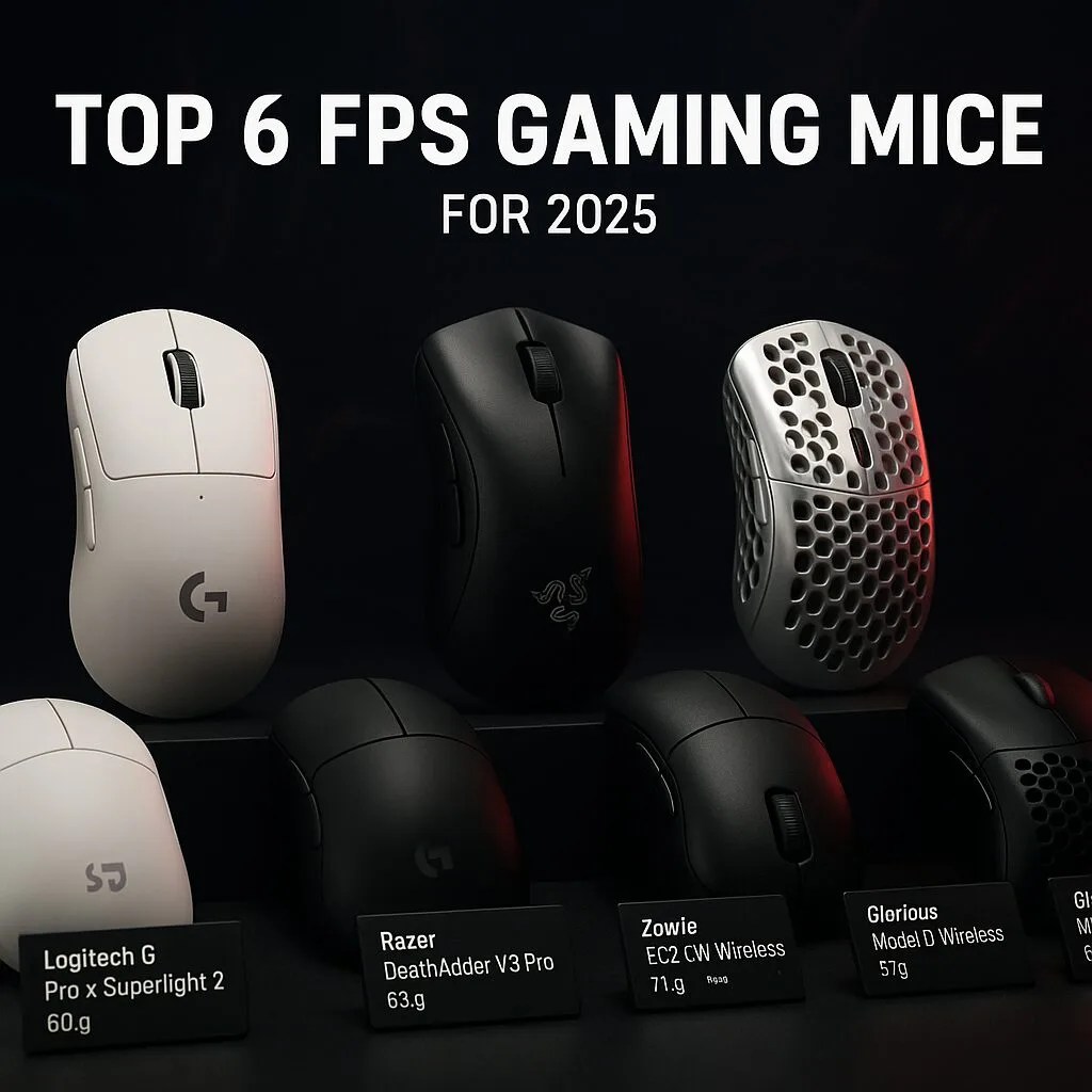 Best Gaming Mice for FPS Games in 2025 – Top Picks for Accuracy