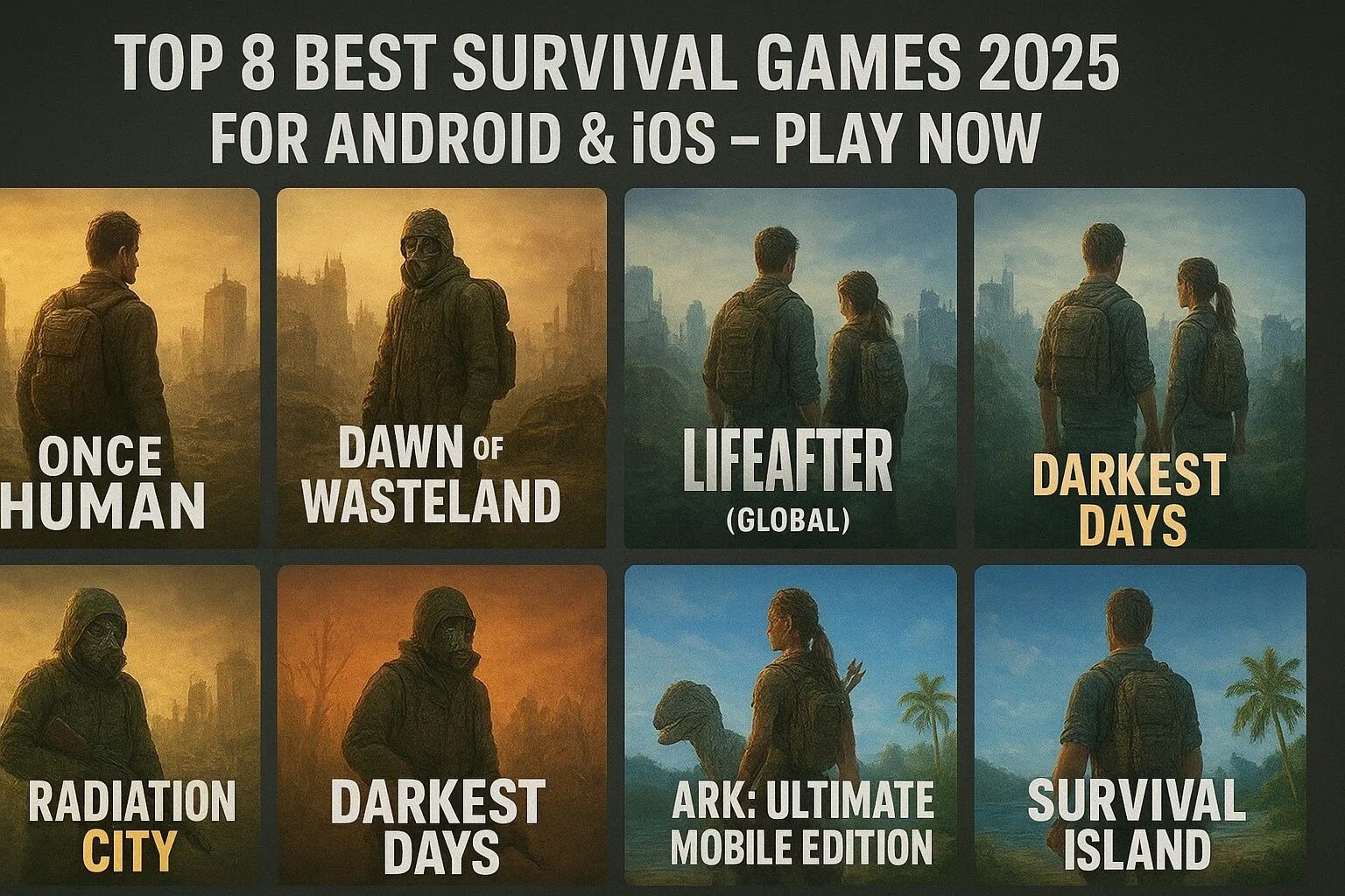 Top 8 Best Survival Games