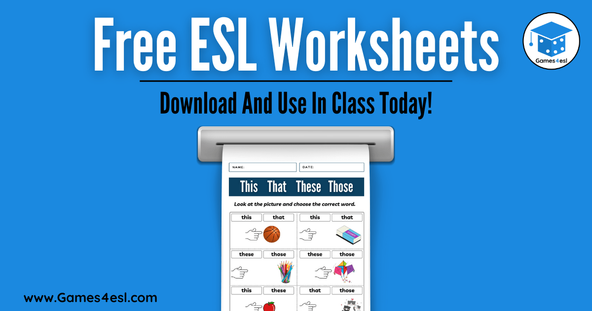 Esl worksheets