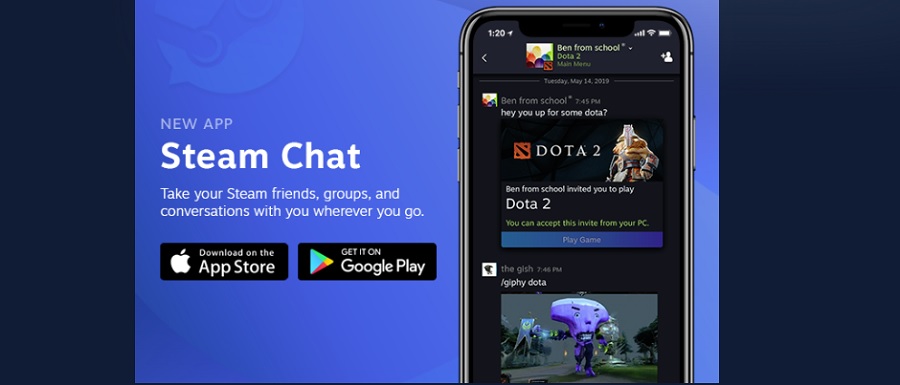 Steam Chat Goes Live On IOS And Android GamesBeat Steamchat 