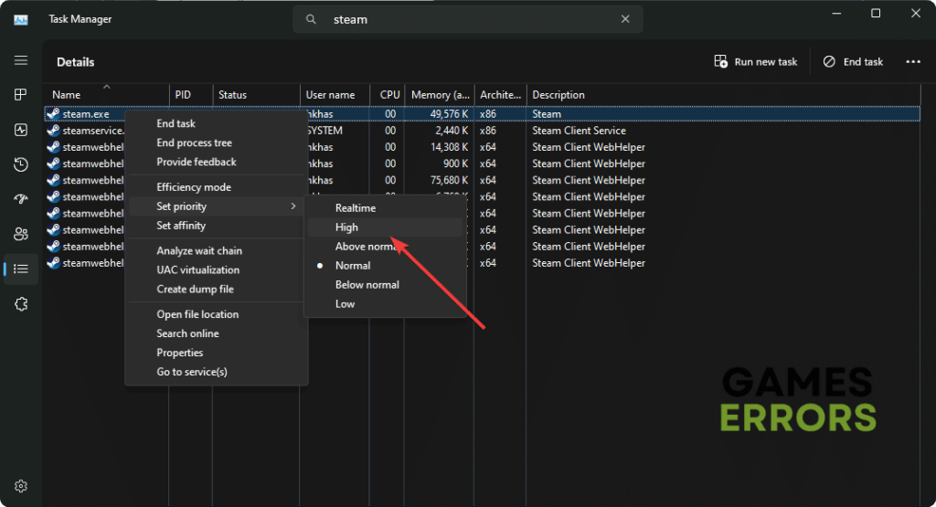 How To Make Games Download Faster On PC Ultimate Guide Setting Steam High Priority Windows Task Manager 1024x555 