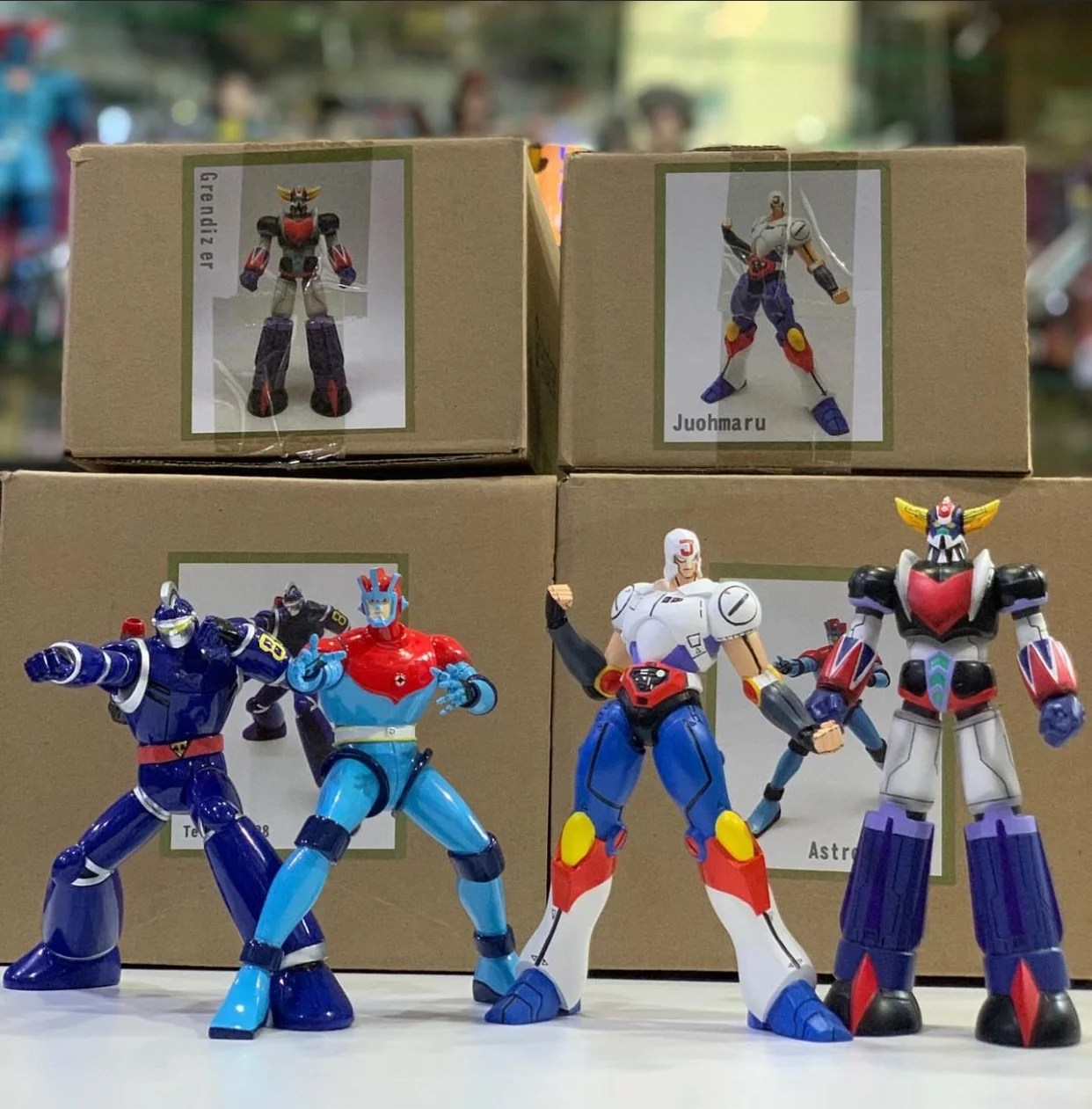 Ufo Robot Collections - Jongar Jouhmaru Grendizer and Tetsugin 28