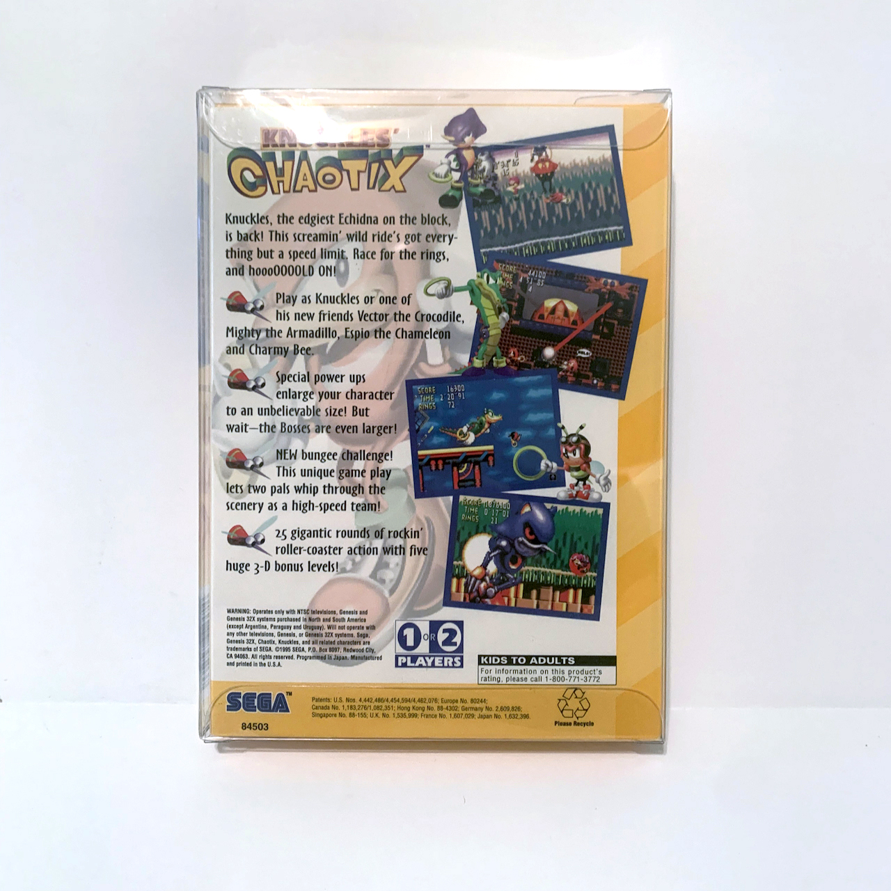 Knuckles' Chaotix Sur Sega 32X Par