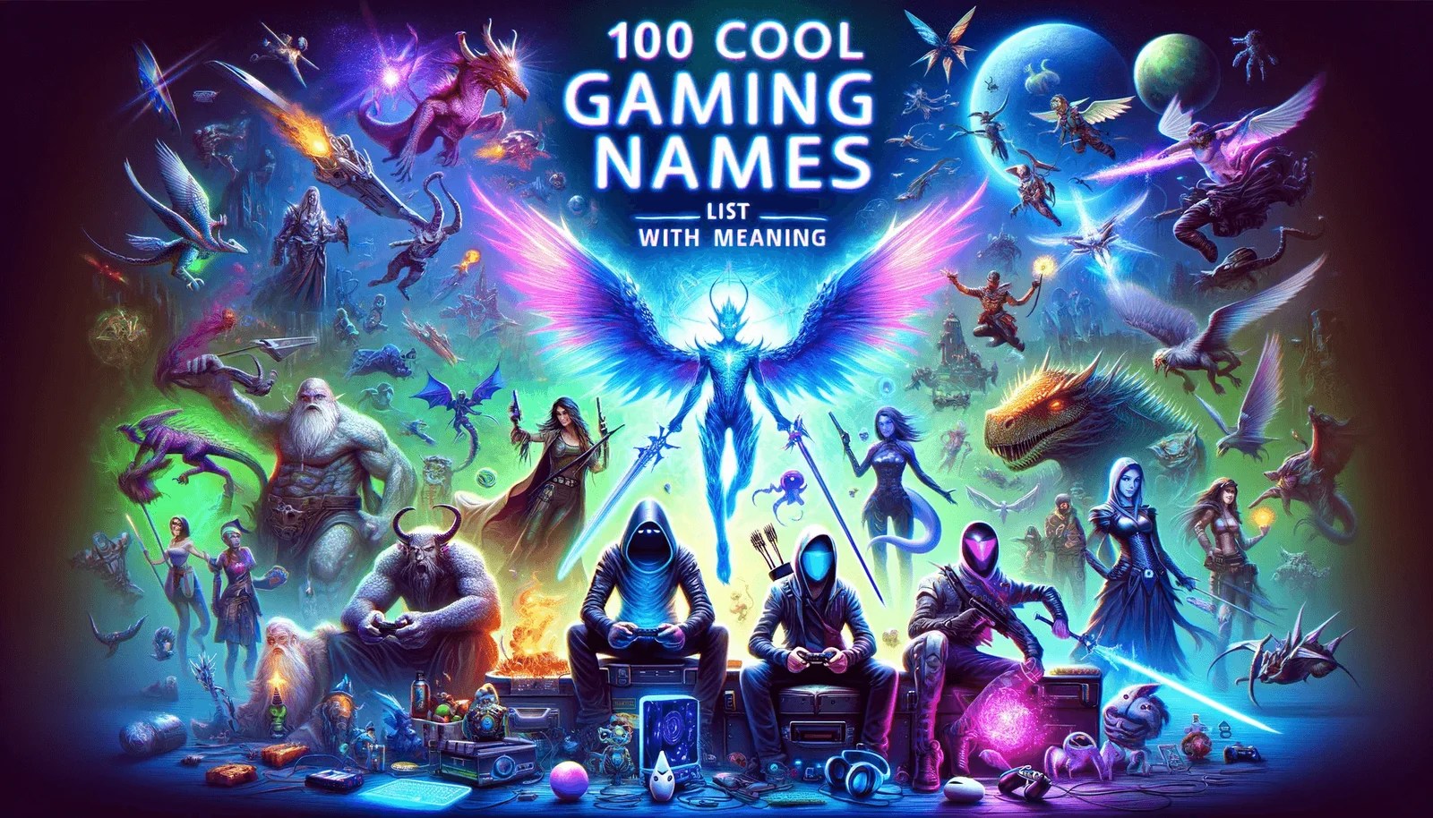 Cool Gaming Names List With Meanings Top 100 Picks Of 2026 Cool Gaming Names List 