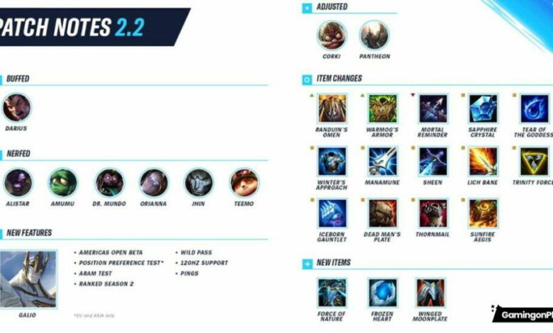 Wild Rift Patch 2.2