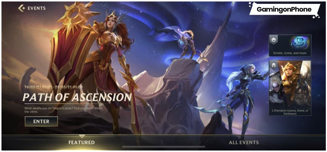 Wild Rift Path of Ascension Event