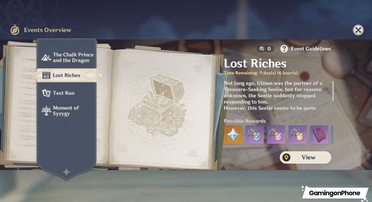 Genshin Impact Lost Riches