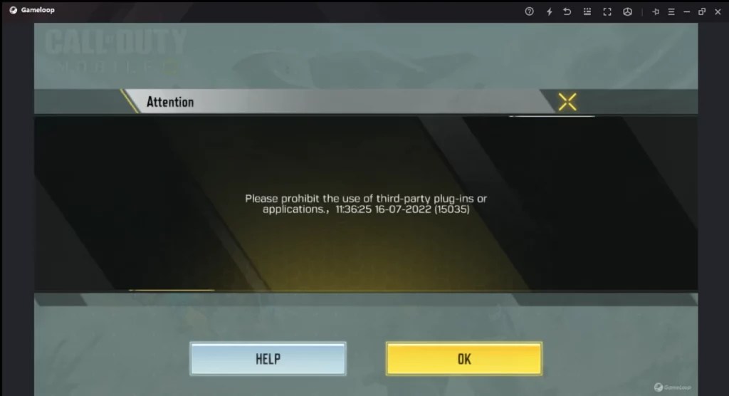 COD Mobile How to fix the Third Party Plugins or Apps error
