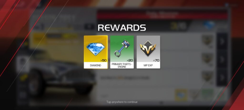 Diamonds in Racing Master