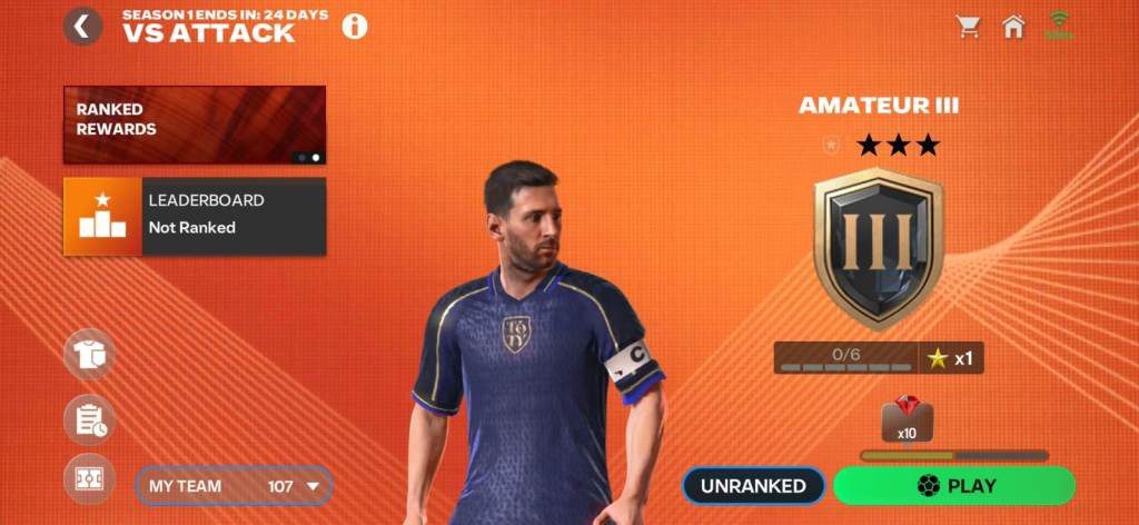 FC Mobile beta Division Rivals Overview, FC Mobile beta Division Rivals VSA