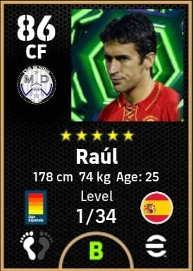 eFootball 2026 Epic Worldwide Raul