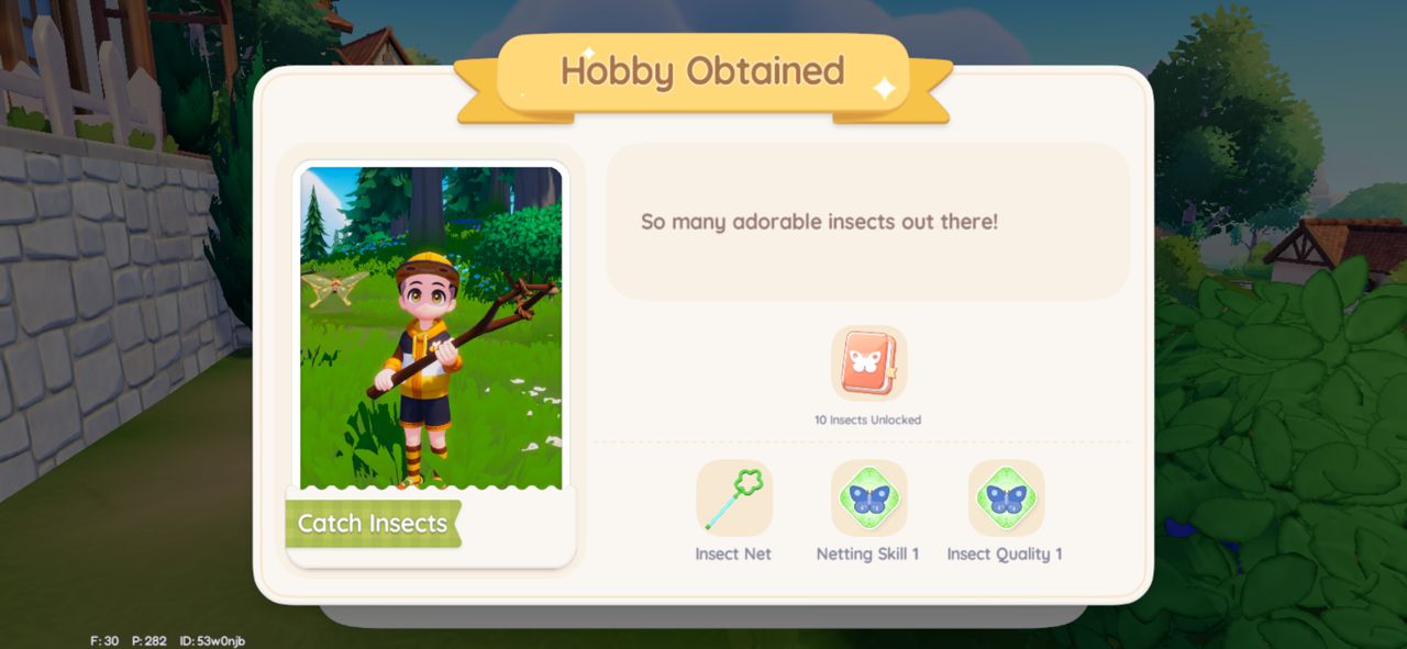 Unlocking Insect Catching Hobby in Heartopia