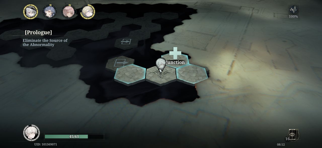 Tile-based exploration in Morimens