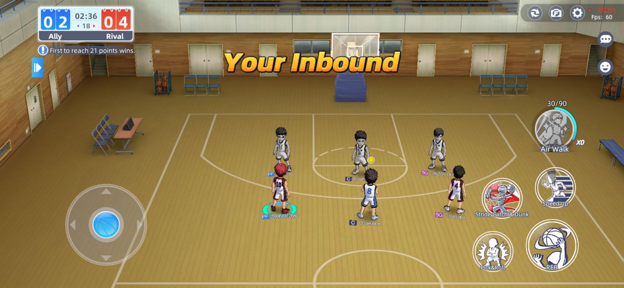 Kuroko’s Basketball Street Rivals Gameplay