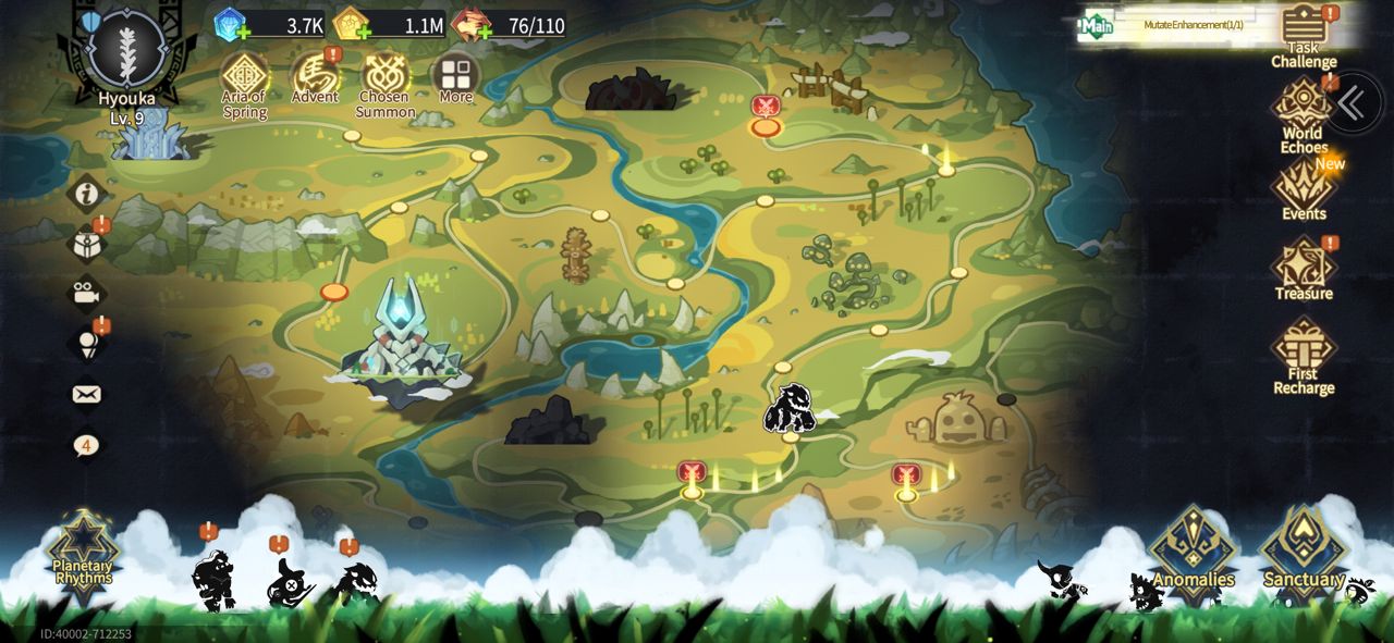 World Map in Beasts Evolved 2