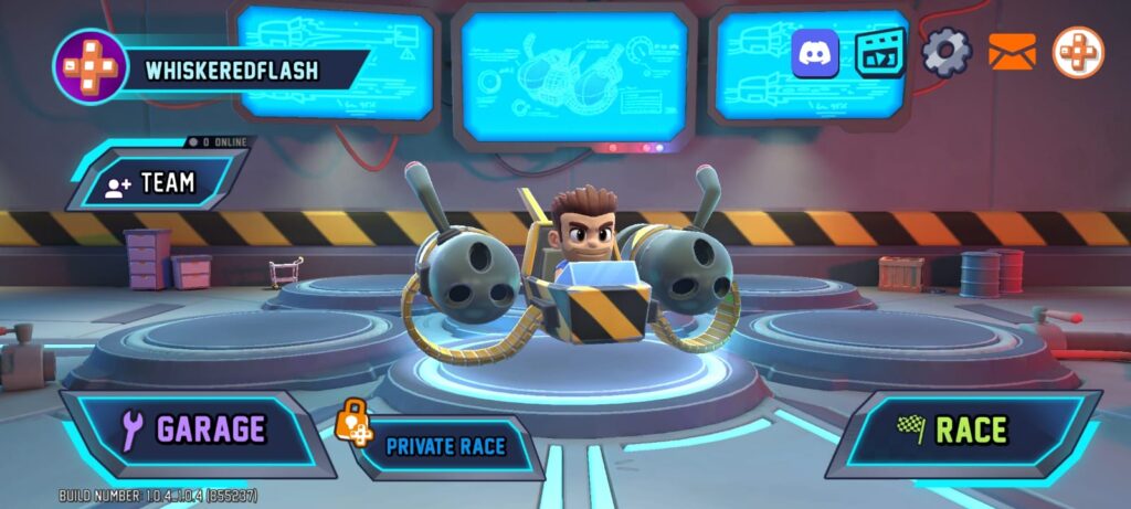 Jetpack Joyride Racing UI