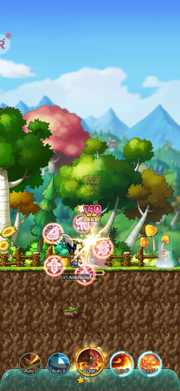 Combat in MapleStory R- Evolution