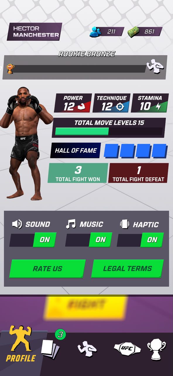 Custom fighter in UFC KO!