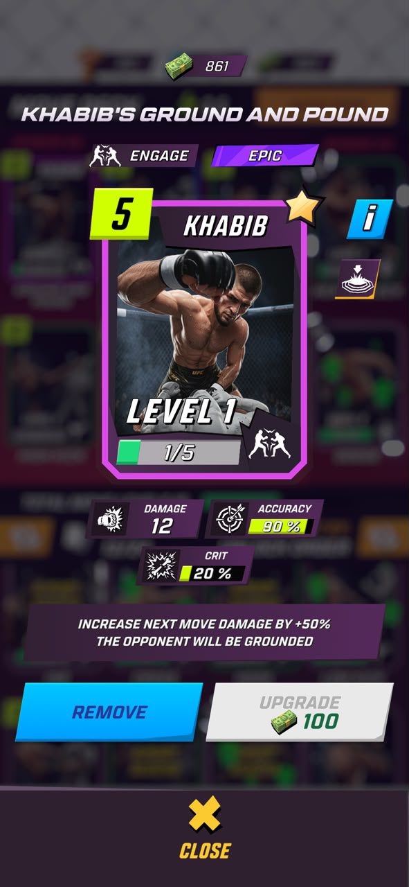 UFC moves in UFC KO!