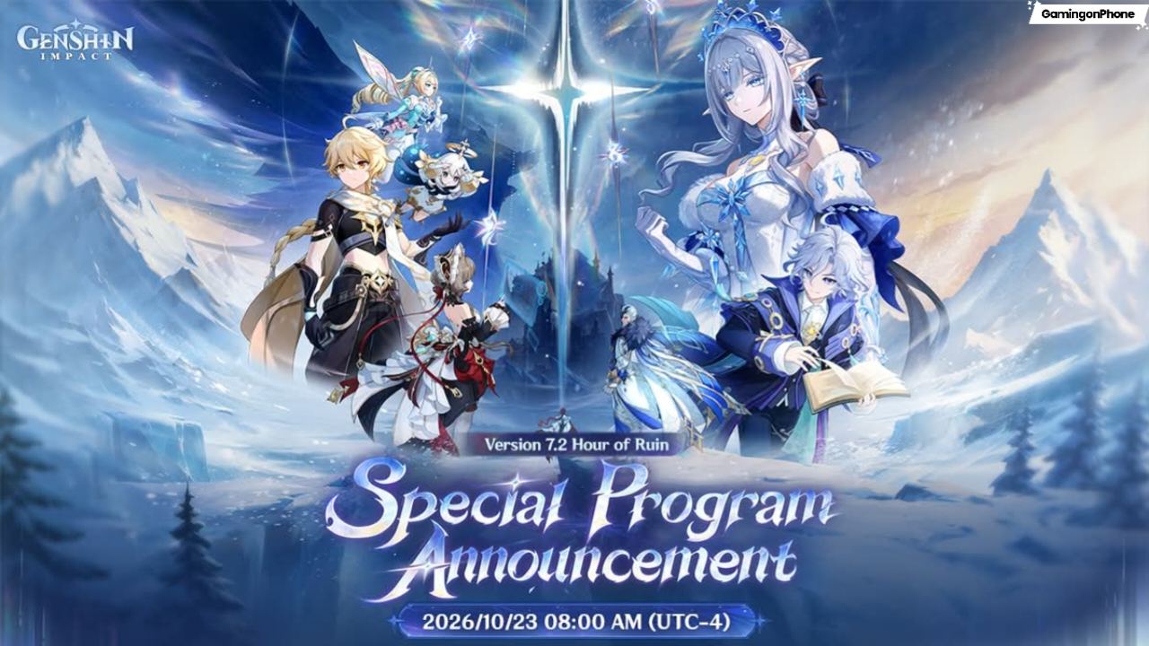 Genshin Impact Version 7.2 update brings two new characters, Chronicle banners, and more