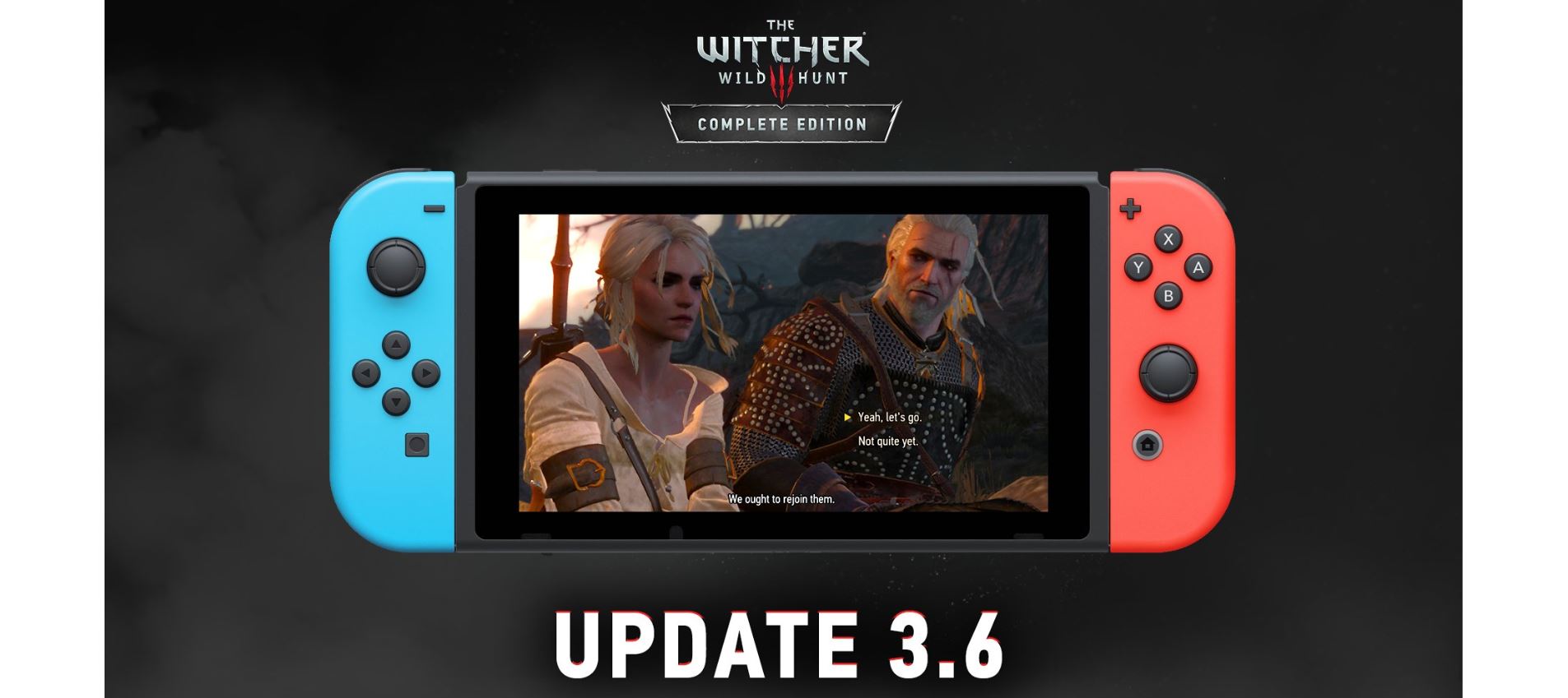 witcher 3 switch update 3.6 logo