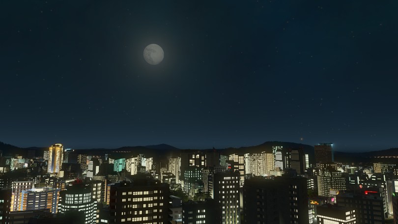 Moon in Cities Skyline