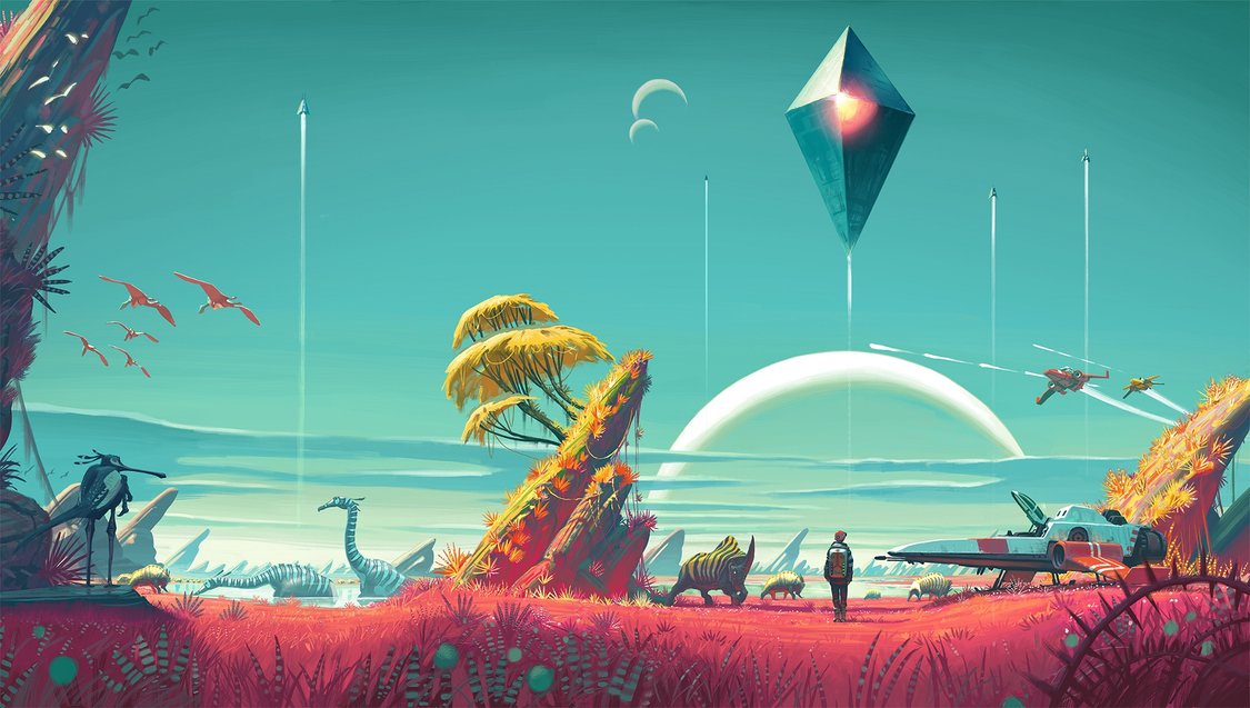No Man's Sky has always had beautiful artwork
