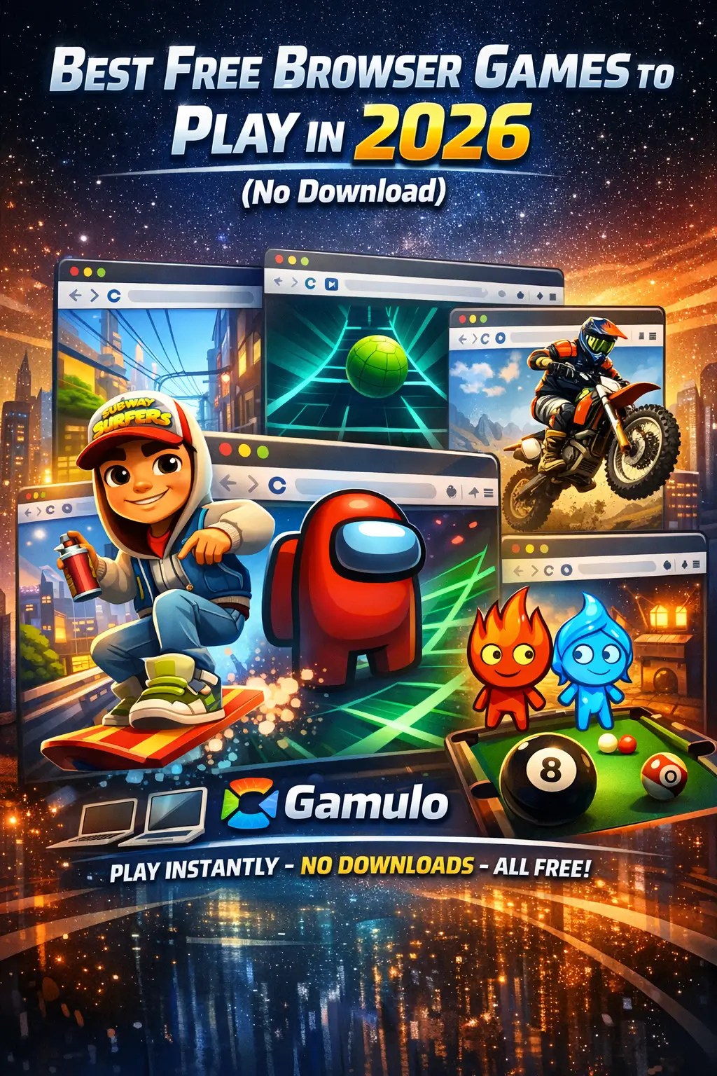 Best Free Browser Games To Play In 2026 No Download Gamulo Best Free Browser Games 2026.webp
