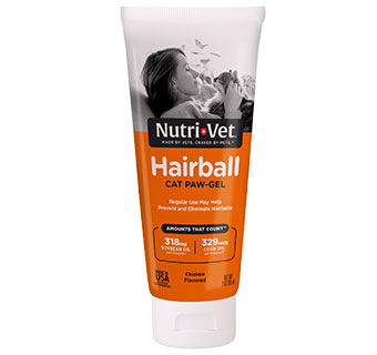 Nutri-vet faline hairball paw gel 1
