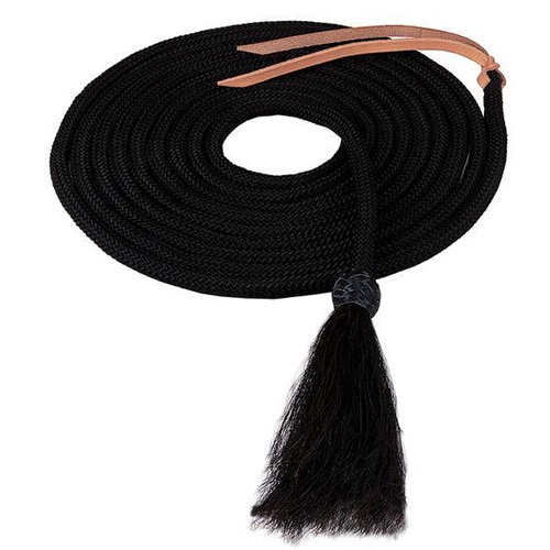 50-1693-bk nylon mecate with horsehair tassel 10