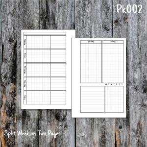 002: Split Week on Two Pages